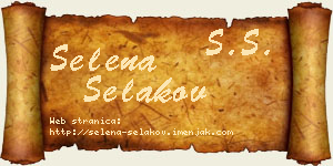 Selena Selakov vizit kartica